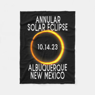 Couverture Polaire Éclipse solaire annuelle T - Albuquerque Nouveau-M