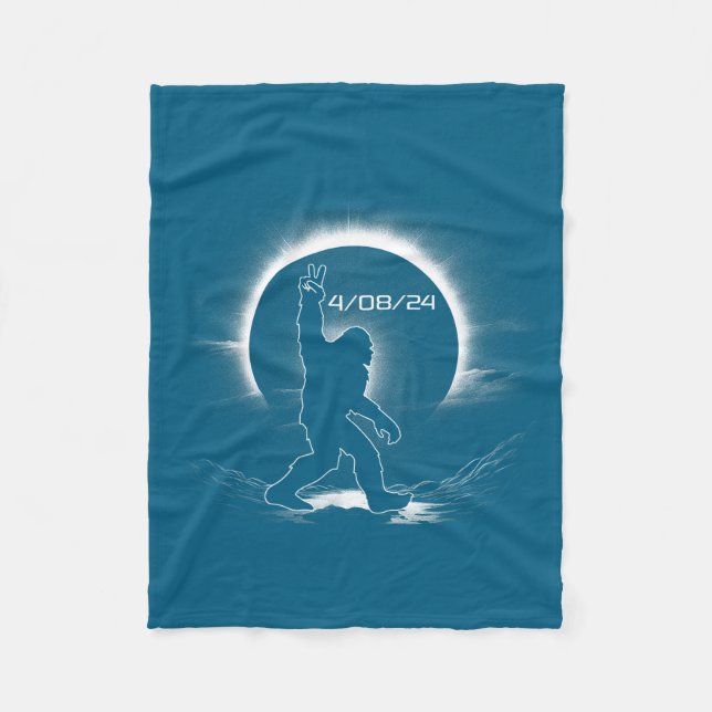 Couverture Polaire Éclipse Solaire Bigfoot Éclipse Totale (Devant)