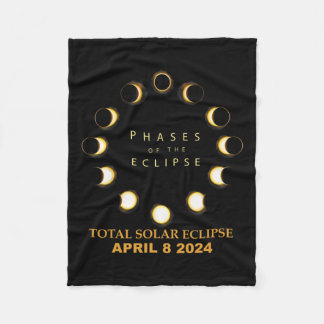 Couverture Polaire Éclipse solaire totale 2024 Phases 8 avril