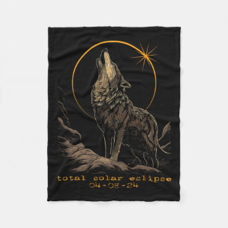 Couverture Polaire Éclipse solaire totale 8 avril Loup