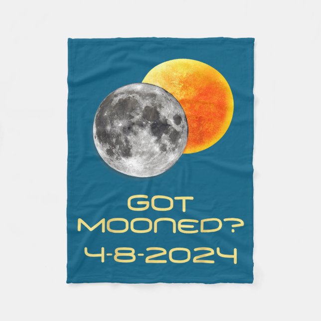 Couverture Polaire Éclipse solaire totale I Got Mooned (Devant)
