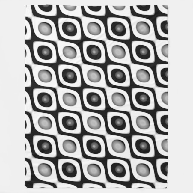 Couverture Polaire Eco Sphere 8k Seamless Pattern Blanket (Devant)