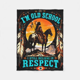 Couverture Polaire École Ancienne Croit Au Respect Autochtone América