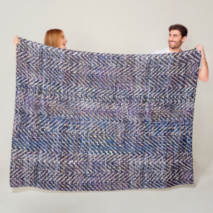 Couverture Polaire Écorce vintage de crème pourpre