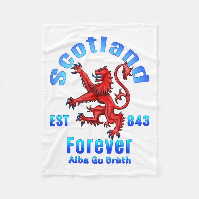 Couverture Polaire Écosse Forever Est 843 Alba Gu Brath (Devant)