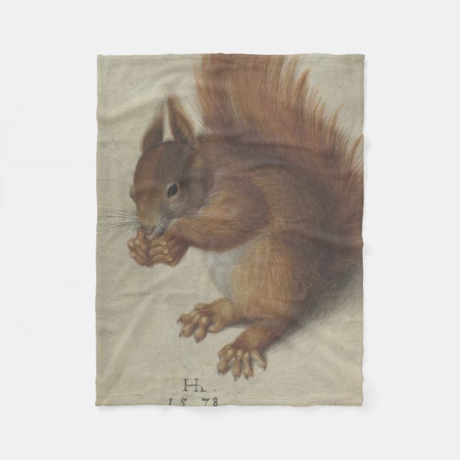Couverture Polaire Écureuil rouge (par Hans Hoffmann) (Devant)