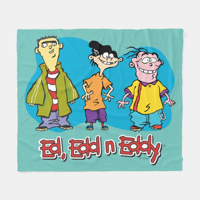 Couverture Polaire Ed, Edd, n Eddy Smiling (Devant (Horizontal))