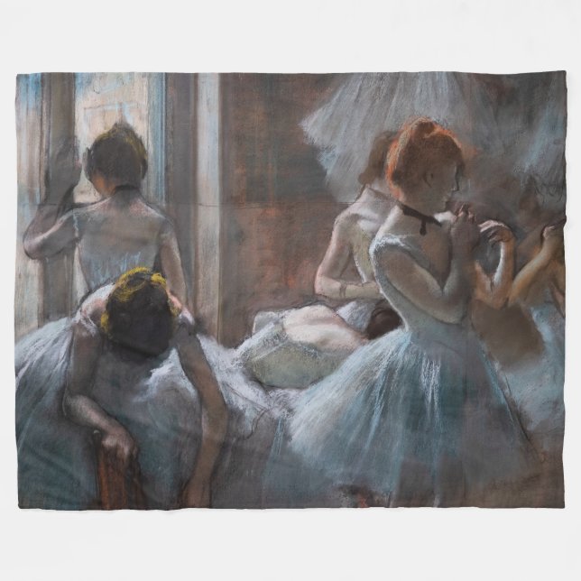 Couverture Polaire Edgar Degas - Danseurs (Devant (Horizontal))
