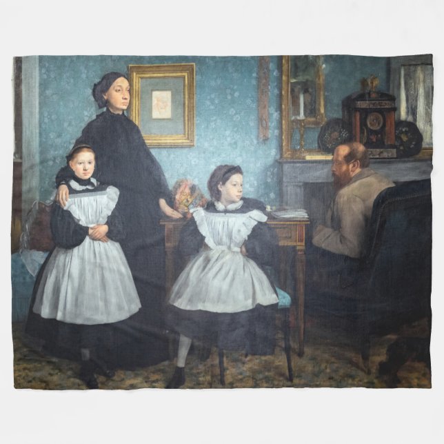 Couverture Polaire Edgar Degas - La famille Bellelli (Devant (Horizontal))