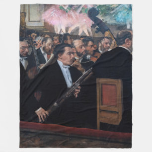 Couverture Polaire Edgar Degas - Orchestre à l'Opéra