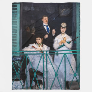 Couverture Polaire Edouard Manet - Balcon / Le Balcon