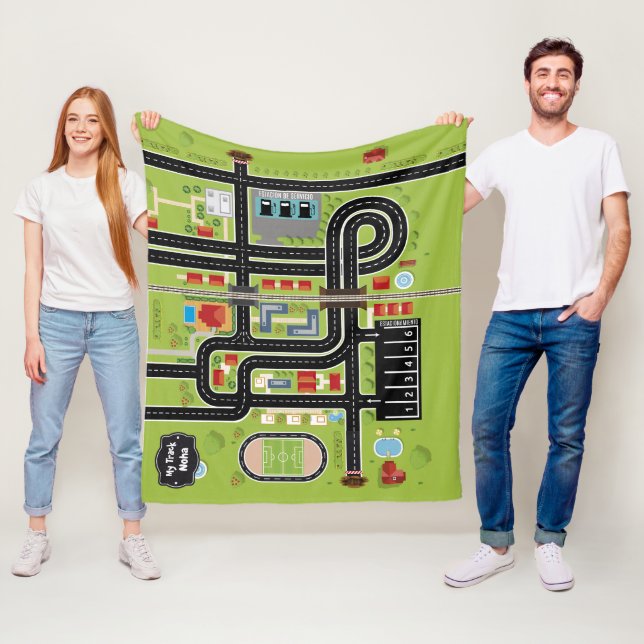 Couverture Polaire Educational Blanket My Track (En situation)