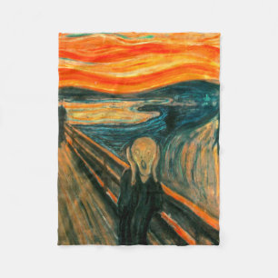 Couverture Polaire EDVARD MUNCH - le cri perçant 1893