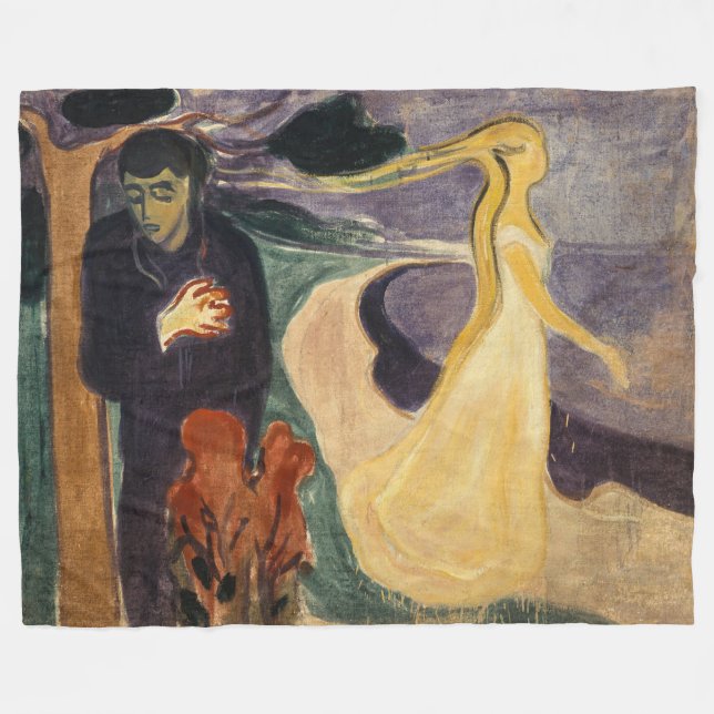Couverture Polaire Edvard Munch - Séparation (Devant (Horizontal))