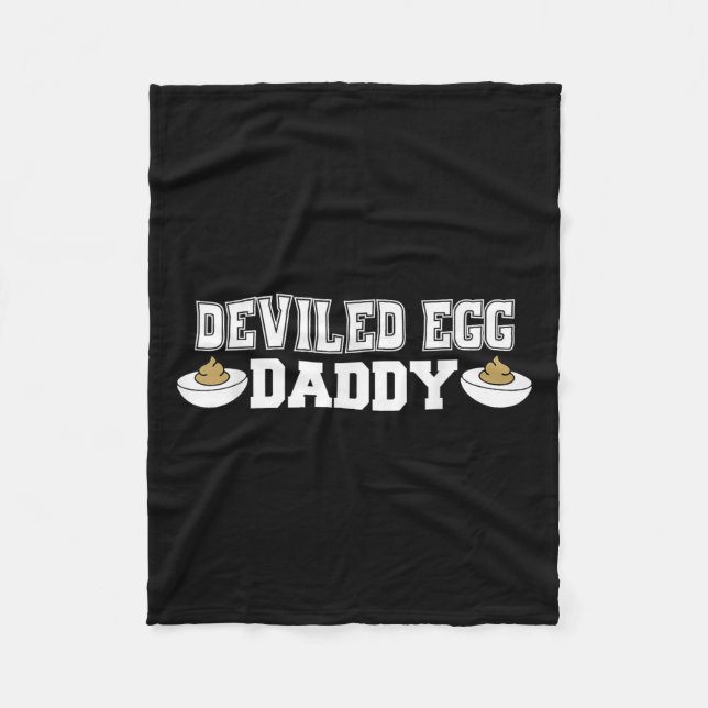 Couverture Polaire Egg Daddy - Drôle Thanksgiving Drôle Egg Daddy (Devant)