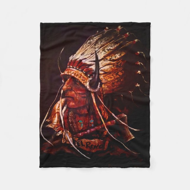 Couverture Polaire "El Reno Chief" Fleece Blanket (Devant)
