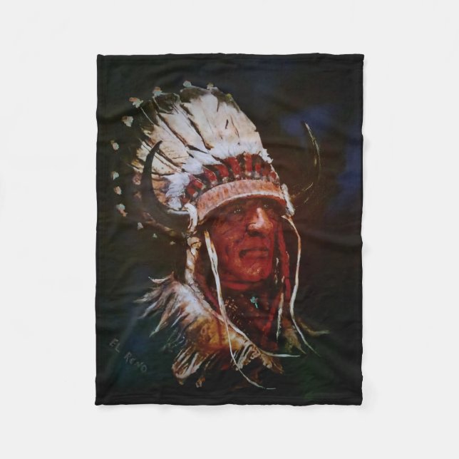 Couverture Polaire "El Reno Chief" Fleece Blanket (Devant)