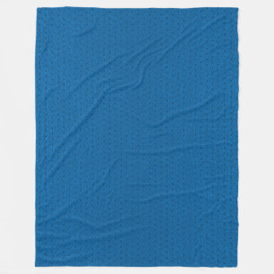 Couverture Polaire Elégant bleu Faux cuir look Vintage
