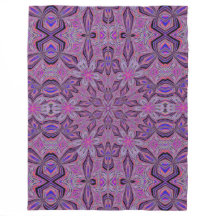 Élégant Bohème violet jour Jardin Floral