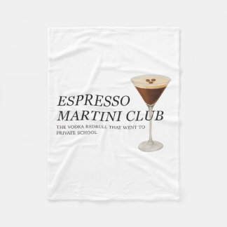 Couverture Polaire Elégant Espresso Martini Drôle Citation