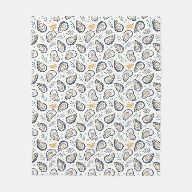 Couverture Polaire Elegant Marine Oysters (Devant)