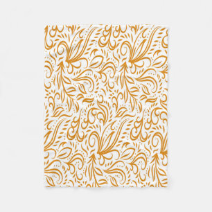 Couverture Polaire Élégant motif floral