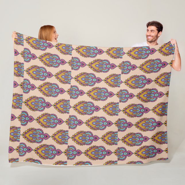 Couverture Polaire Elegant pattern fleece throw blanket (En situation)