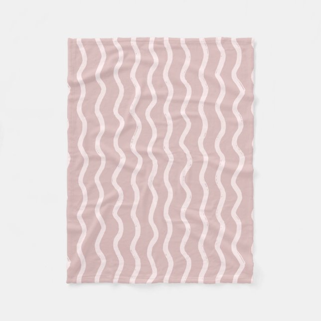 Couverture Polaire Élégant rose pâle (Devant)