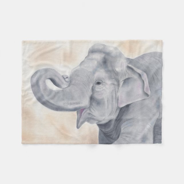 Couverture Polaire Eléphant (Devant (Horizontal))