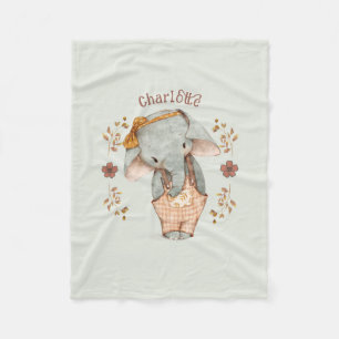 Couverture Polaire Eléphant petite fille