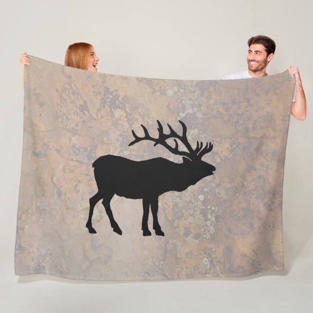 Couverture Polaire Elk du Nouveau-Mexique (En situation)