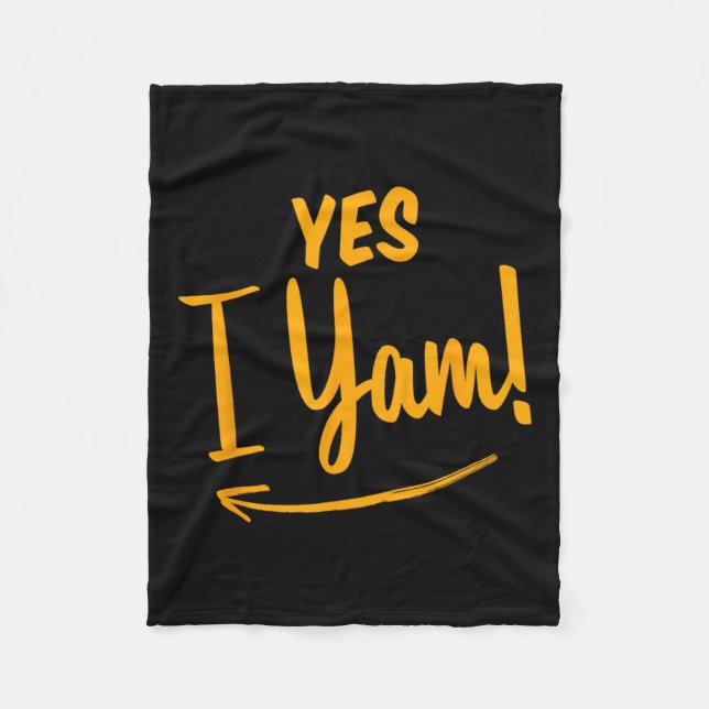 Couverture Polaire Elle est ma pomme de terre douce Je suis en train  (Devant)