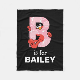 Couverture Polaire Elmo Alphabet   B Bulles