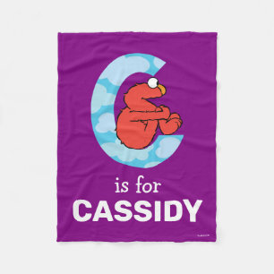 Couverture Polaire Elmo Alphabet   C Nuages