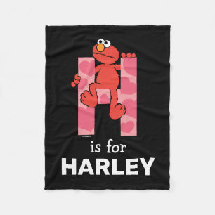 Couverture Polaire Elmo Alphabet Coeurs H