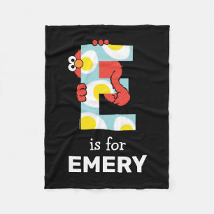 Couverture Polaire Elmo Alphabet   E OE