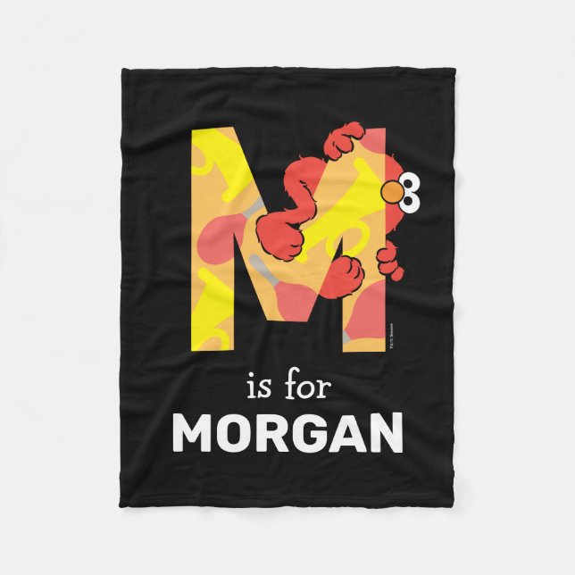 Couverture Polaire Elmo Alphabet | M Musique (Devant)