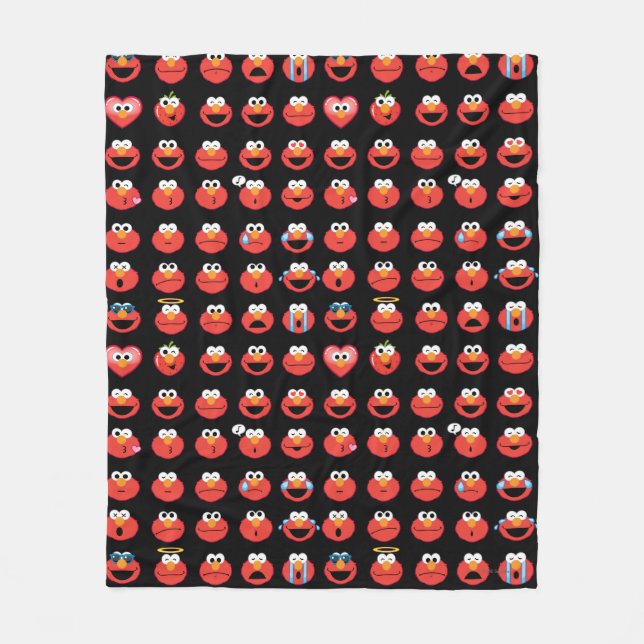 Couverture Polaire Elmo Emoji Motif (Devant)