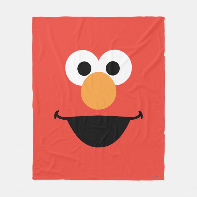 Couverture Polaire Elmo Face Art (Devant)