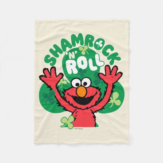Couverture Polaire Elmo | Rouleau "N" shamrock (Devant)