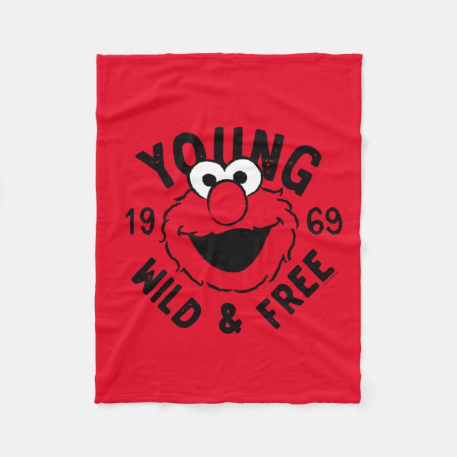 Couverture Polaire Elmo Skate Logo - Young, Wild & Free 1969 (Devant)
