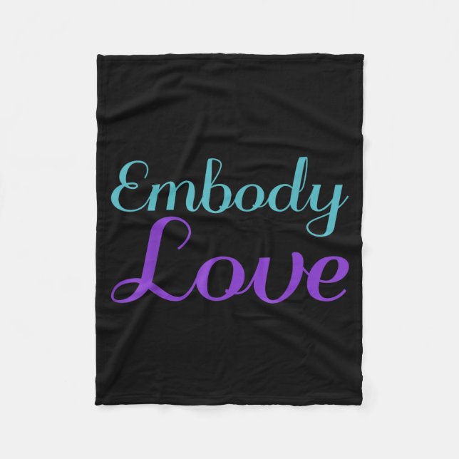Couverture Polaire Embody Love Prevention Artwork (Devant)