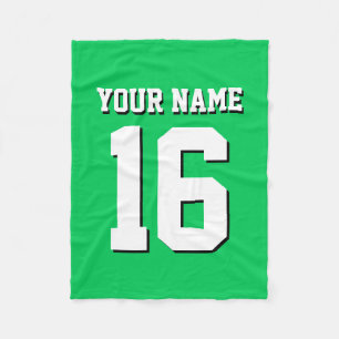 Couverture Polaire Emerald Green Sports Jersey Team Jersey
