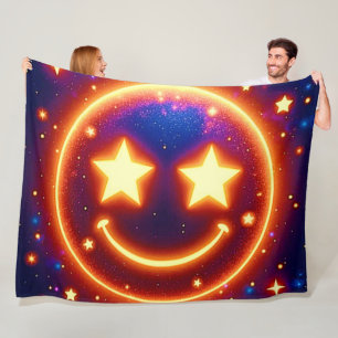 Couverture Polaire Emoji Étincelant
