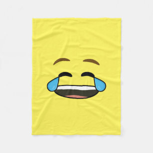 Couverture Polaire Emoji riant