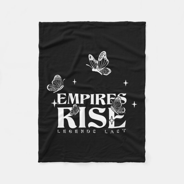 Couverture Polaire Empires Rise Legend Dernier modèle papillon Q (Devant)
