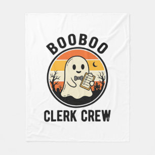 Couverture Polaire Employé de Halloween BooBoo Équipage de Fantômes V