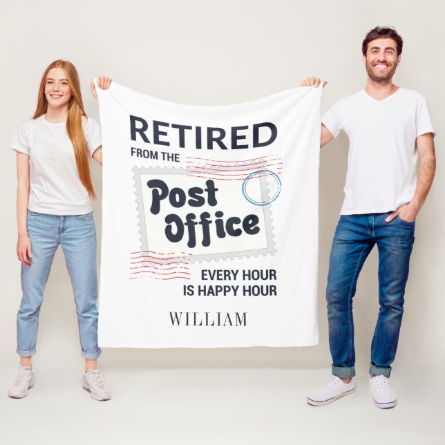 Couverture Polaire Employé de poste retraité Mailman de retraite (En situation)
