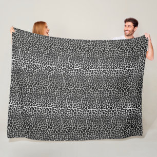 Couverture Polaire Empreinte de léopard de neige