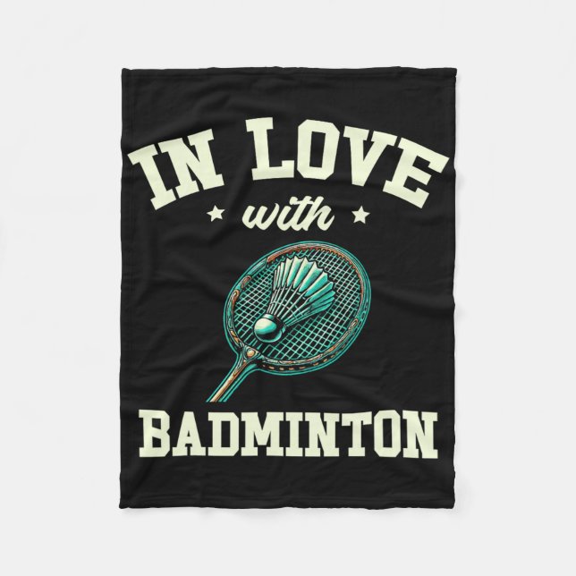 Couverture Polaire En amour avec Dminton Racket Shuttle (Devant)